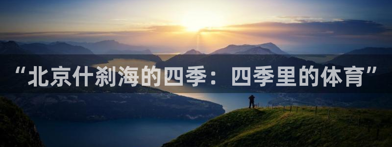 深海里的鲸鱼：“北京什刹海的四季：四季里的体育”